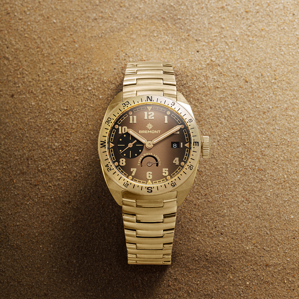 Bremont Limited Terra Nova Automatic Bronze Cupro-Aluminium 40.50mm Watch TN40-PWR-BZ-BR-B