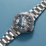 Oris Aquis Date Upcycle Automatic 43.50mm Watch 733 7789 4150MB