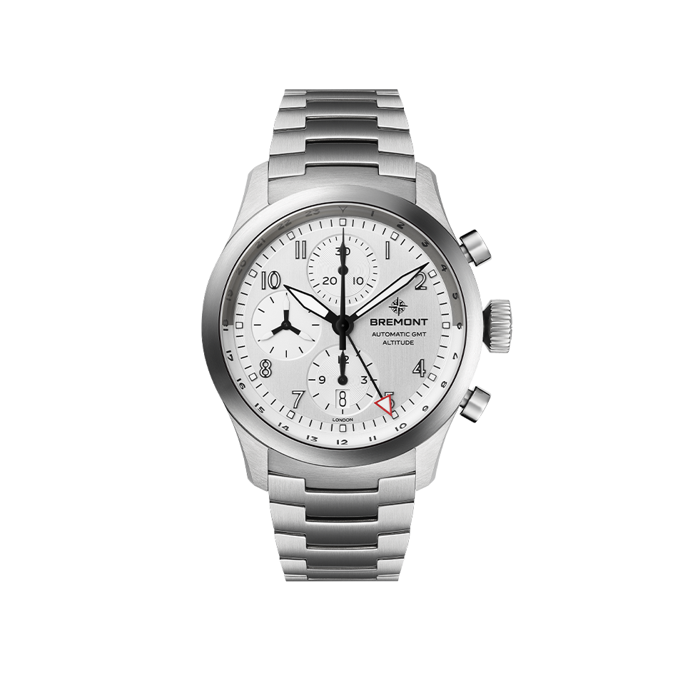 Bremont Altitude Automatic Chronograph 42mm Watch ALT42-CHR-G-SS-SI-B