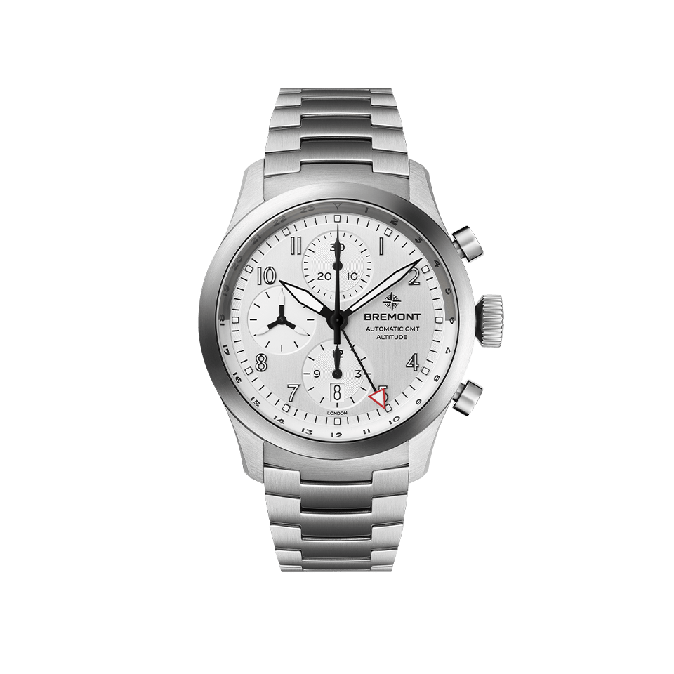 Bremont Altitude Automatic Chronograph 42mm Watch ALT42-CHR-G-SS-SI-B