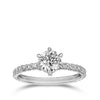 1.00ct Round Brilliant Cut Diamond Engagement Ring - Quintessential