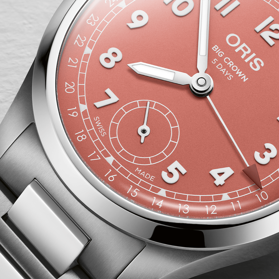 Oris Big Crown Pointer Date Automatic Men’s 40mm Watch Red Dial