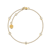 0.40 Carat Diamond Station Bezel Set Bracelet in 18ct Yellow Gold