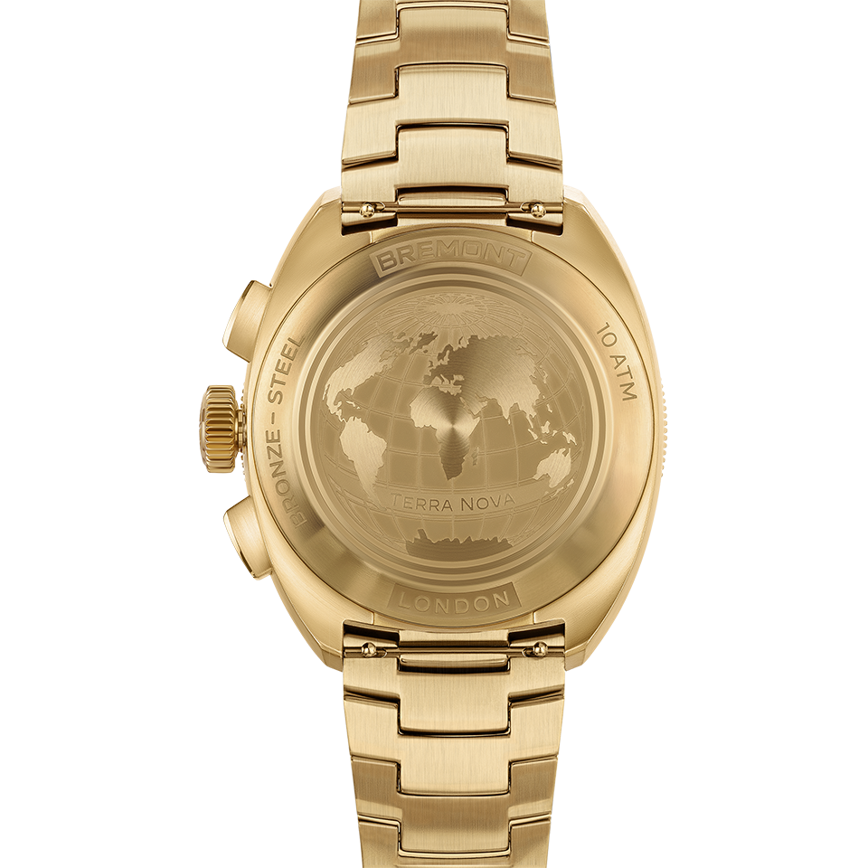 Bremont Terra Nova Automatic Chronograph Bronze Cupro-Aluminium 42.50mm Watch TN42-CHR-BZ-GN-B