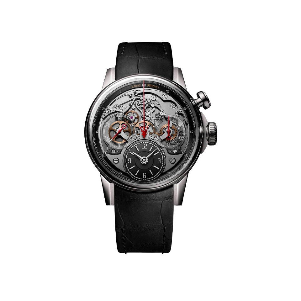 Louis Moinet Memoris Spirit Automatic Chronograph 40.70mm Watch LM-84.20.50