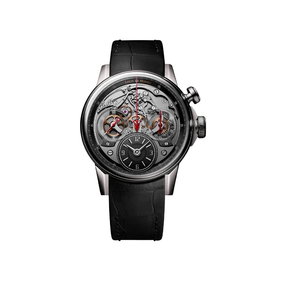 Louis Moinet Memoris Spirit Automatic Chronograph 40.70mm Watch LM-84.20.50