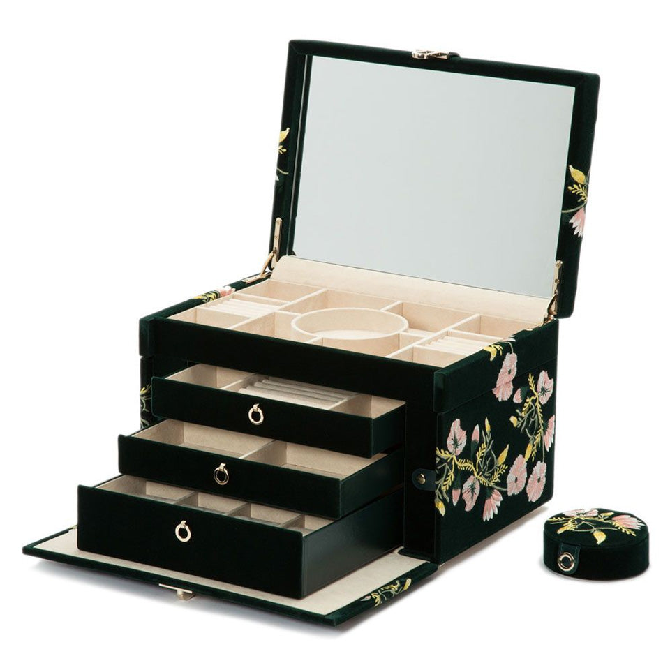 Wolf Large Zoe Jewellery Box 393012