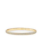 2.00 Carat Diamond Vera Flex Bangle in 14ct Yellow Gold