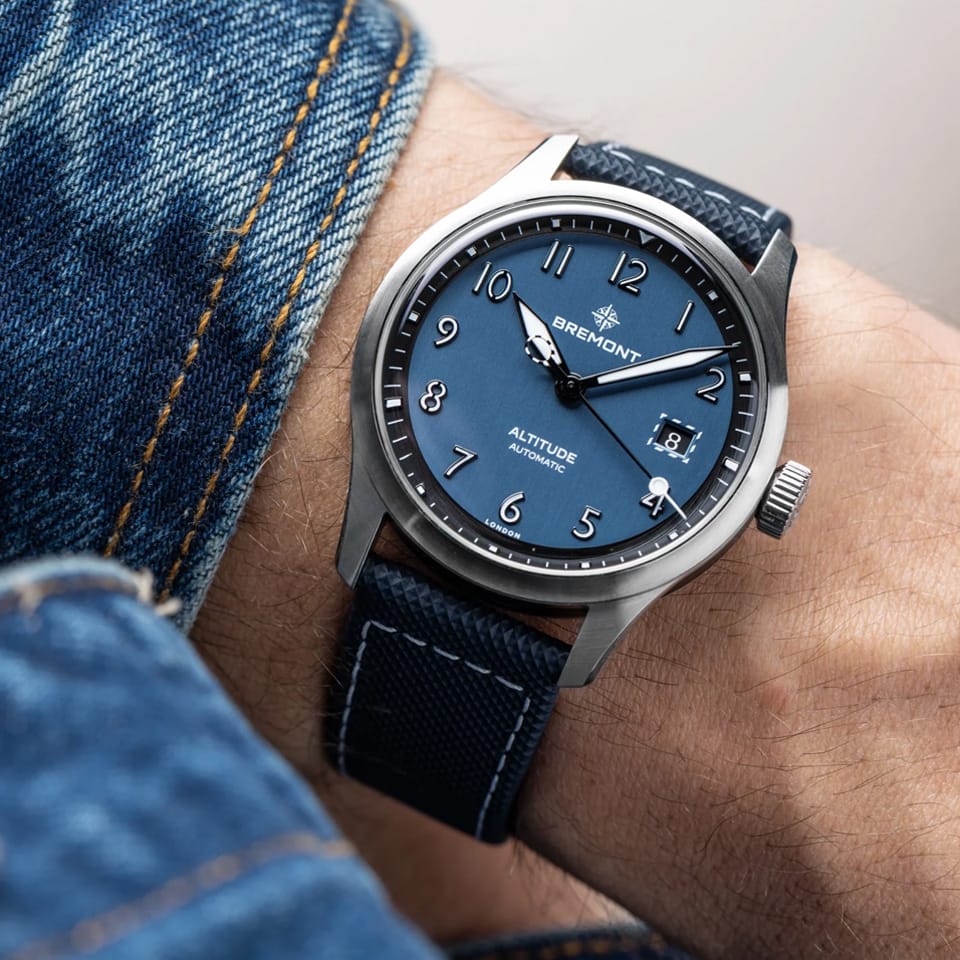 Bremont Altitude Automatic 39mm Watch ALT39-DT-SS-BL-L-S