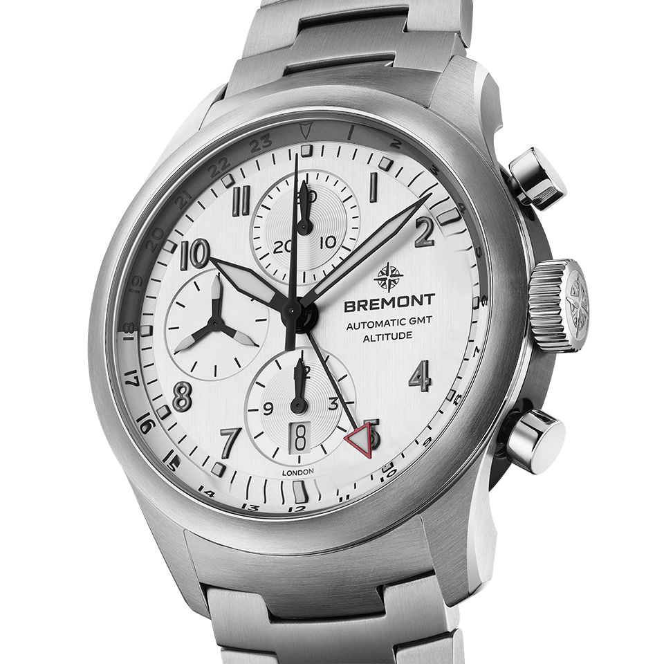 Bremont Altitude Automatic Chronograph 42mm Watch ALT42-CHR-G-SS-SI-B