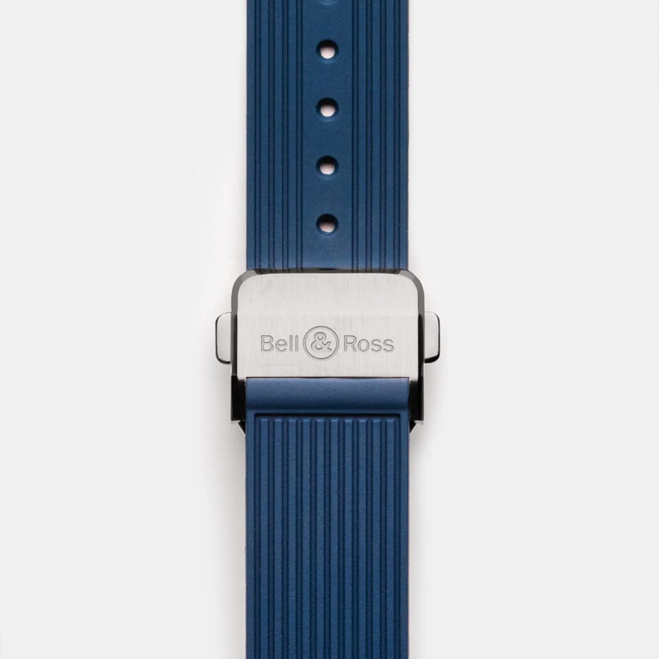 Bell & Ross BR-05 Automatic Chronograph 40mm Watch BR05C-BLU-ST/SRB