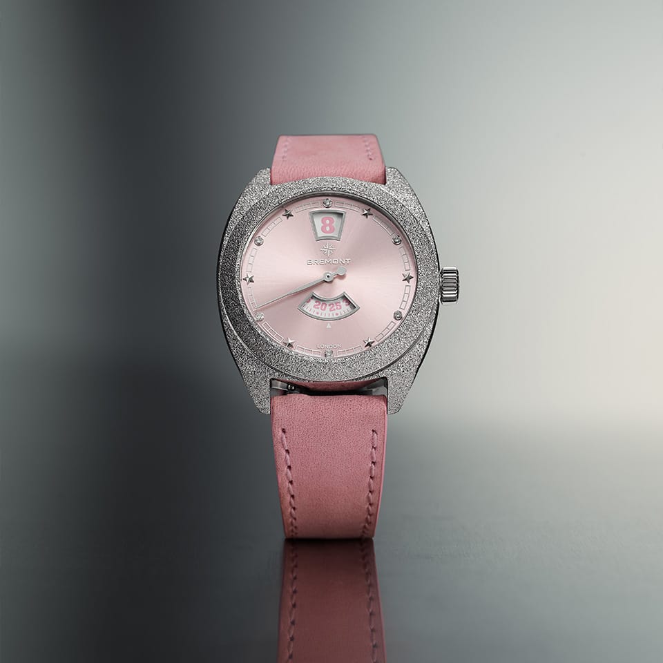Bremont Terra Nova Automatic Jumping Hour 35mm Watch TN35-JH-FS-PK-L-S