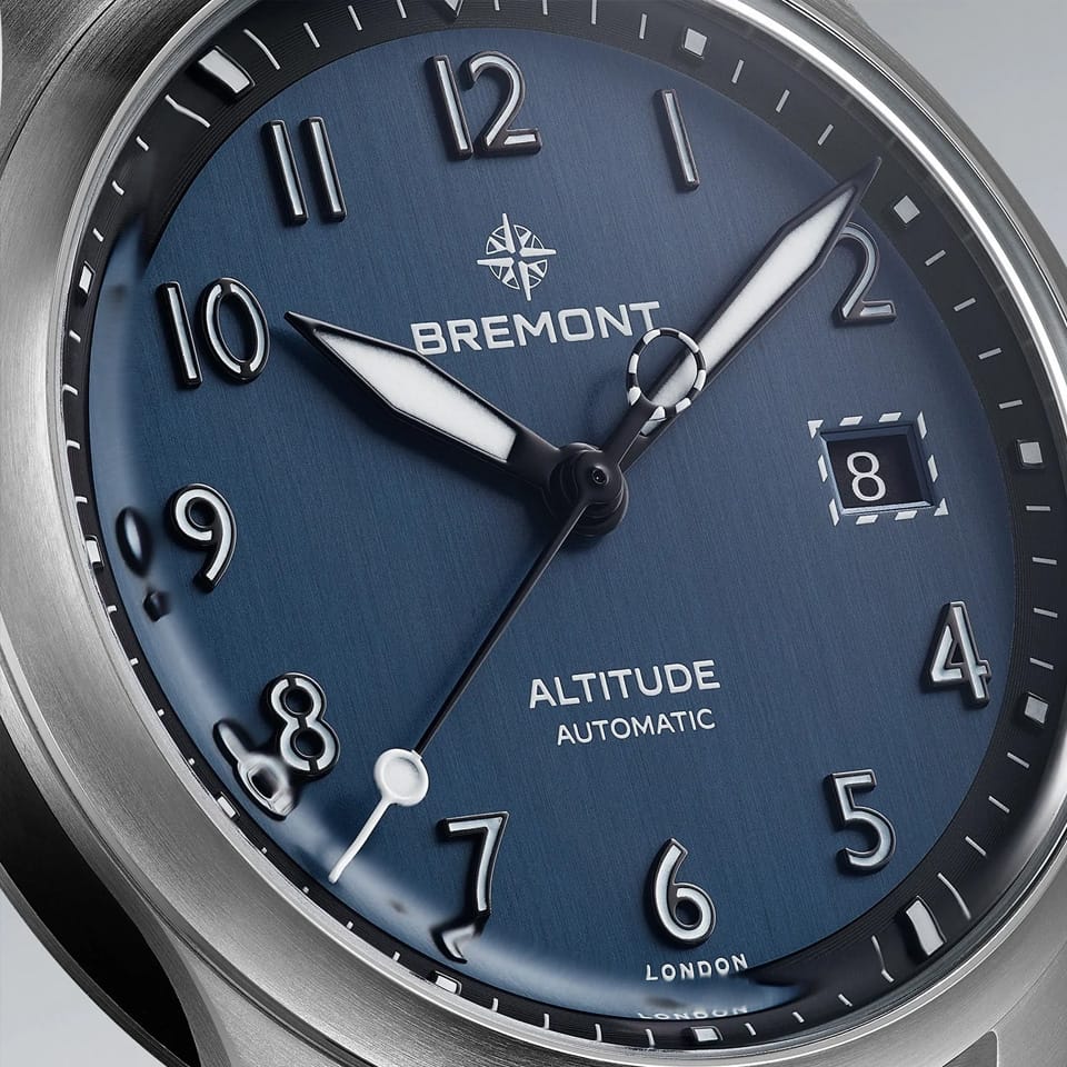 Bremont Altitude Automatic 39mm Watch ALT39-DT-SS-BL-L-S
