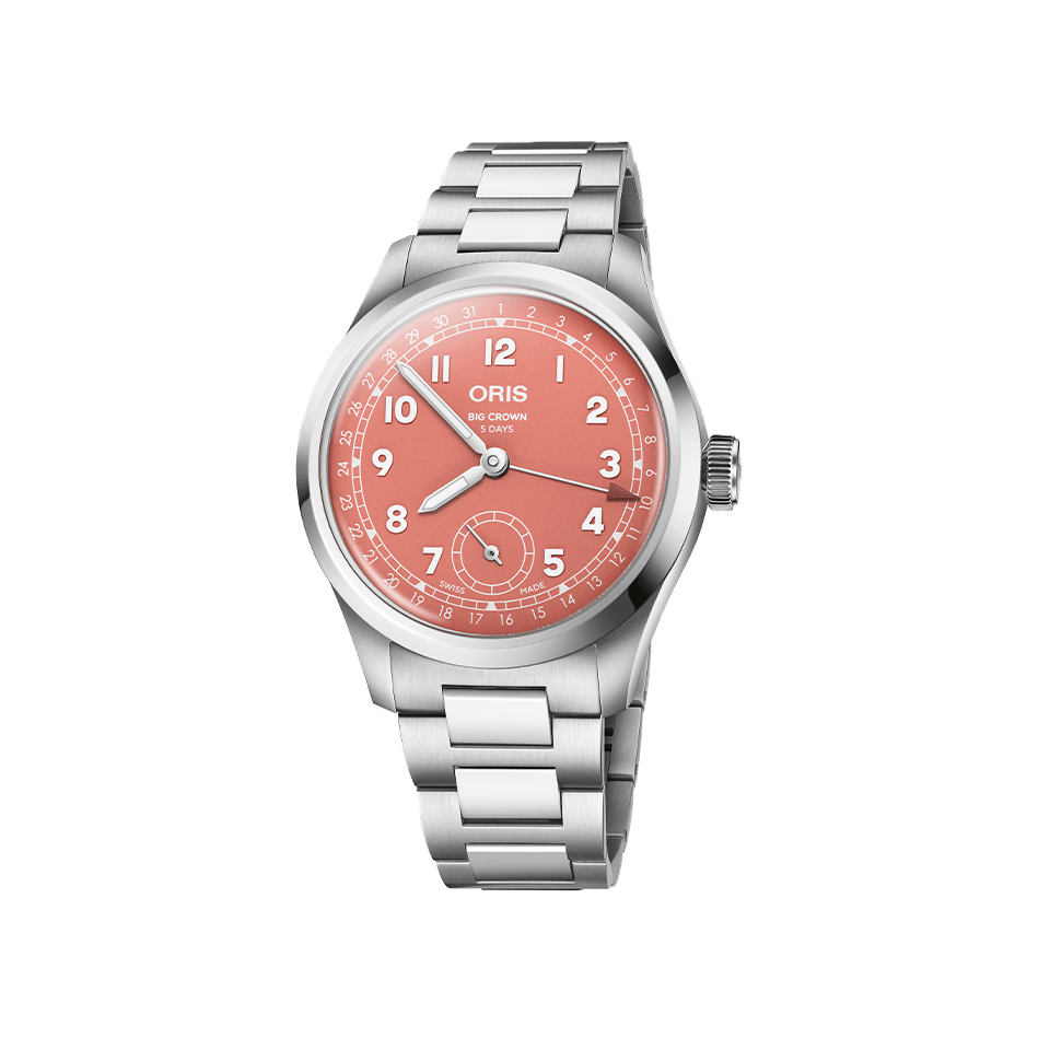 Oris Big Crown Pointer Date Automatic Men’s 40mm Watch Red Dial