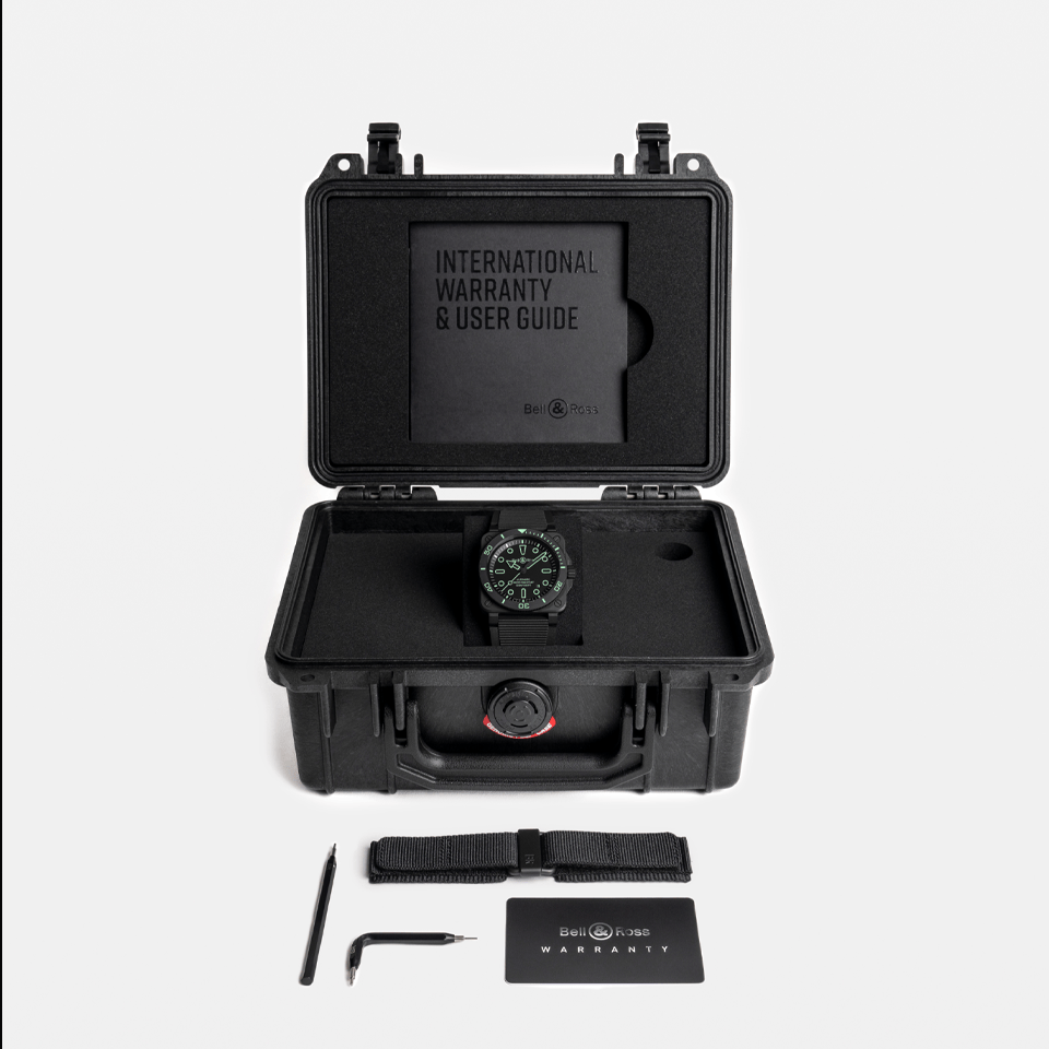 Bell & Ross BR-03 Automatic 42mm Watch BR03A-D-OL-CE/SRB