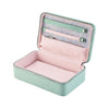WOLF X LIBERTY Julia Interior Print Medium Jewellery Zip Case Sage Green