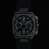 Bell & Ross BR-05 Automatic Chronograph 40mm Watch BR05C-BLU-ST/SRB