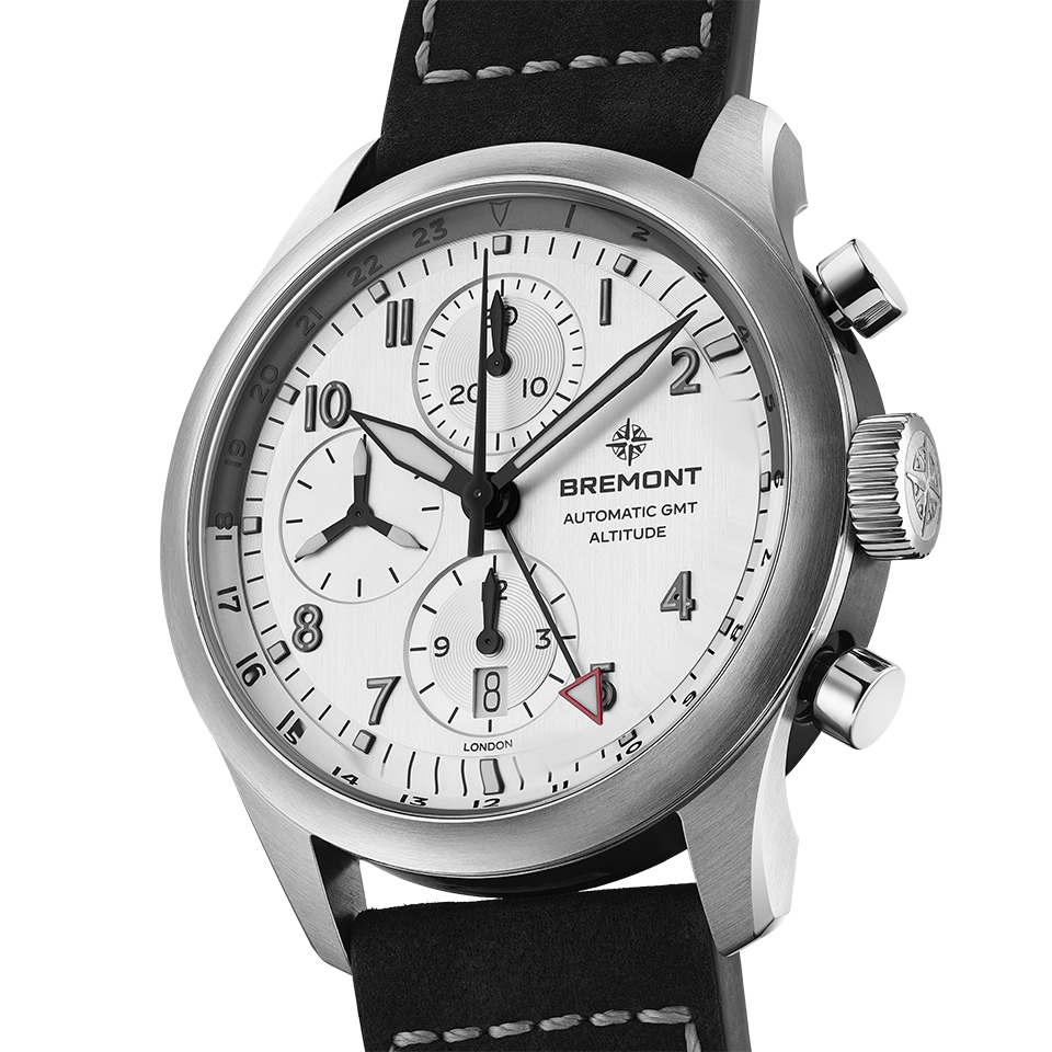 Bremont Altitude Automatic Chronograph 42mm Watch ALT42-CHR-G-SS-SI-LS