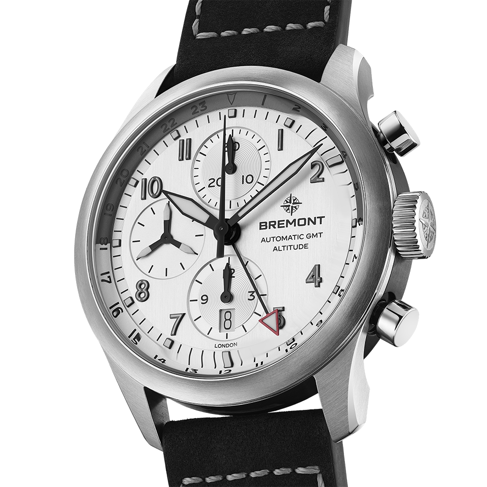 Bremont Altitude Automatic Chronograph 42mm Watch ALT42-CHR-G-SS-SI-LS