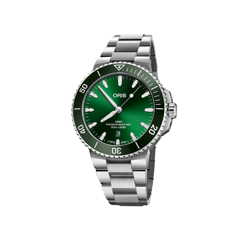 Oris Aquis Date Automatic 43.50mm Watch 733 7789 4157MB