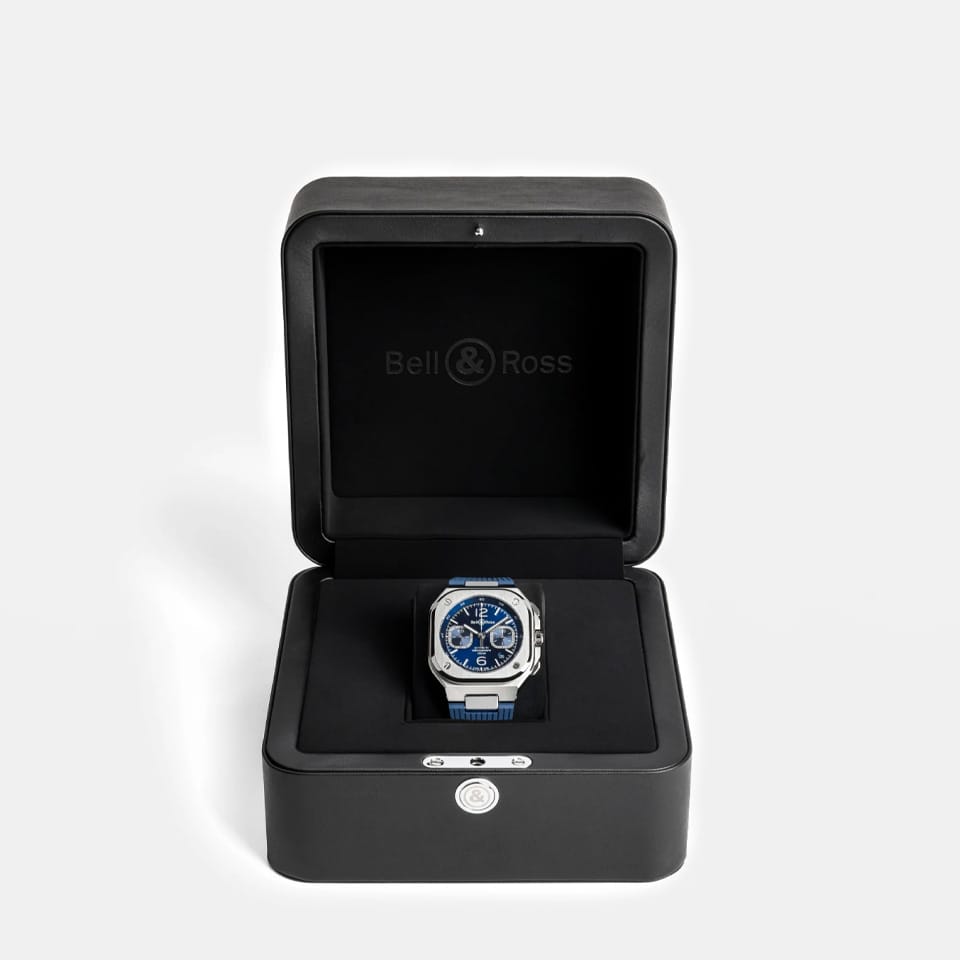 Bell & Ross BR-05 Automatic Chronograph 40mm Watch BR05C-BLU-ST/SRB