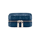 WOLF X LIBERTY All Over Ianthe Small Travel Jewellery Zip Case Navy