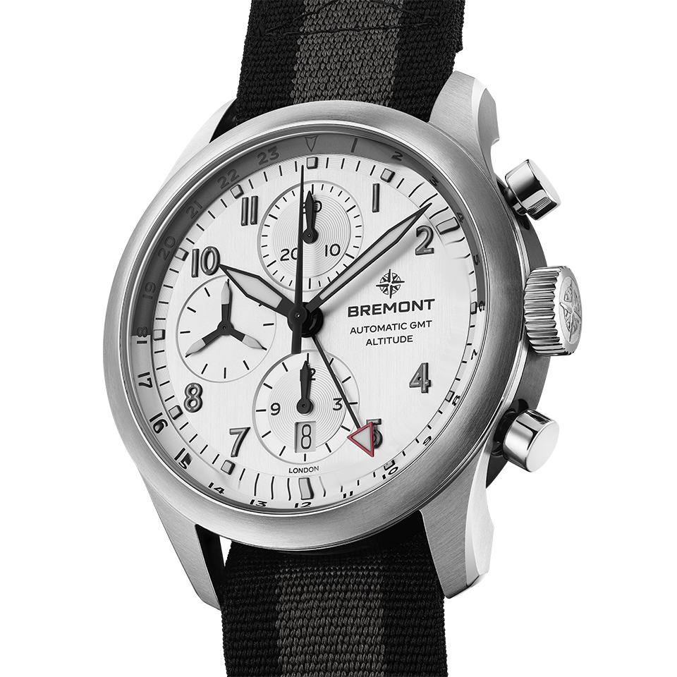Bremont Altitude Automatic Chronograph 42mm Watch ALT42-CHR-G-SS-SI-NS