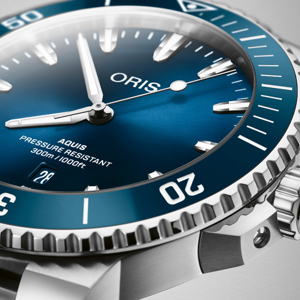 Oris Aquis Date Automatic 41.50mm Watch 733 7787 4135MB