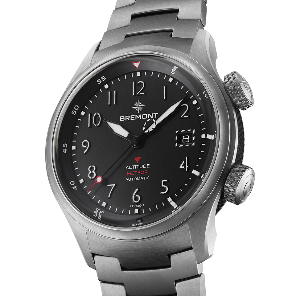Bremont MB Automatic 42mm Watch ALT42-MT-TI-BKBK-B