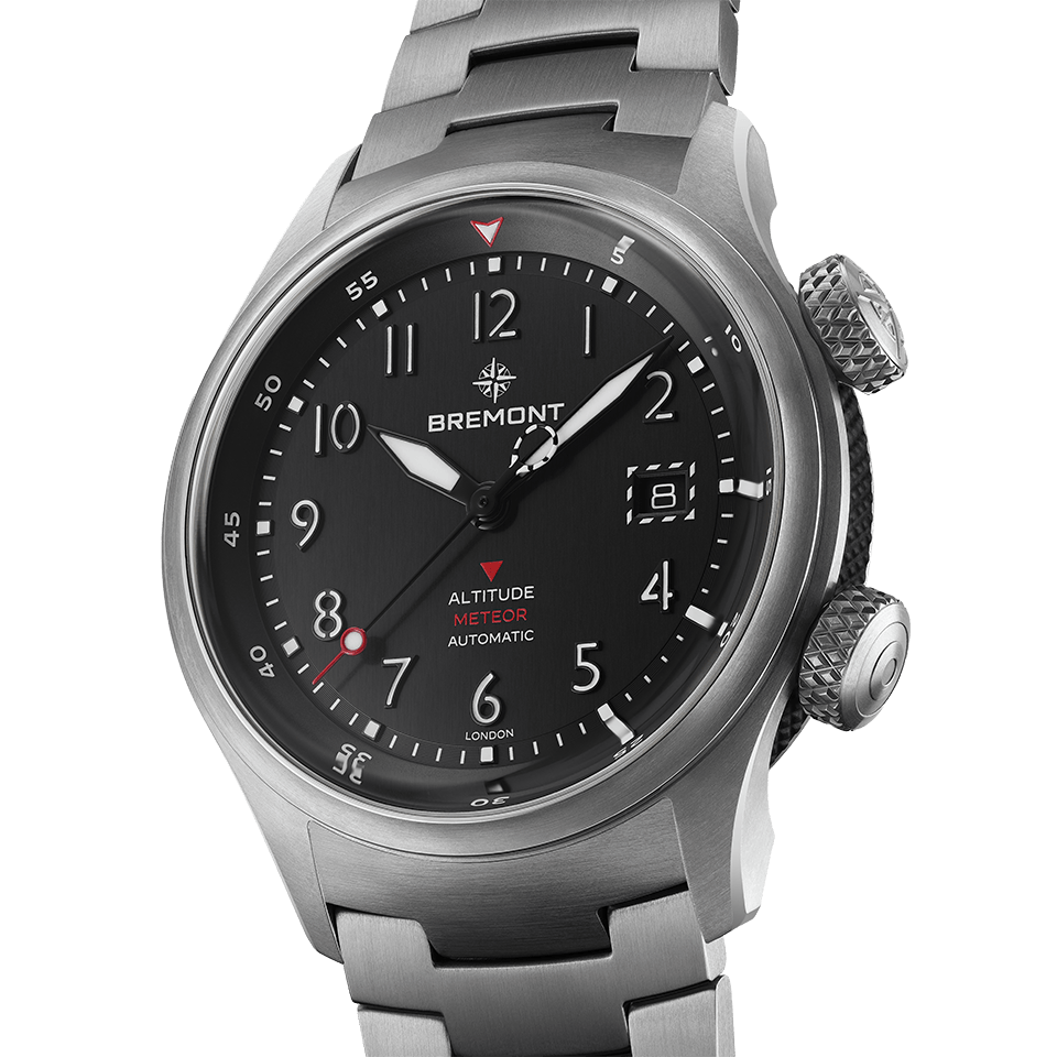 Bremont MB Automatic 42mm Watch ALT42-MT-TI-BKBK-B