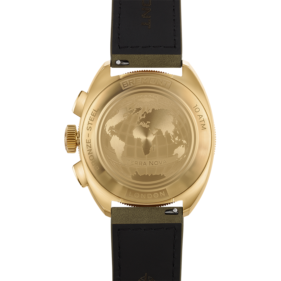 Bremont Terra Nova Automatic Chronograph Bronze Cupro-Aluminium 42.50mm Watch TN42-CHR-BZ-GN-L-S