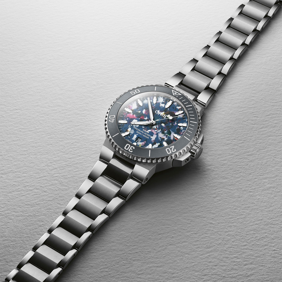 Oris Aquis Automatic Men's 41.50mm Watch 733 7787 4150MB