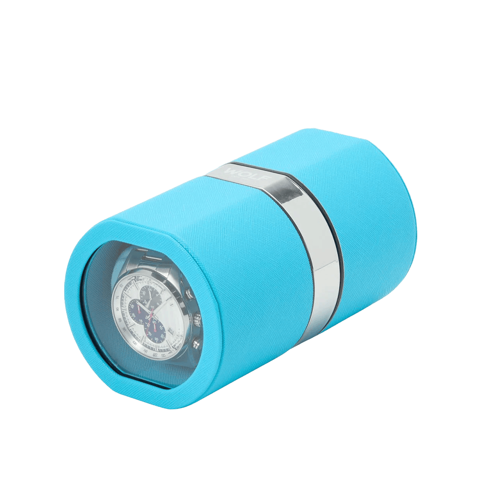 Wolf "The Rocket" Automatic Blue Watch Winder