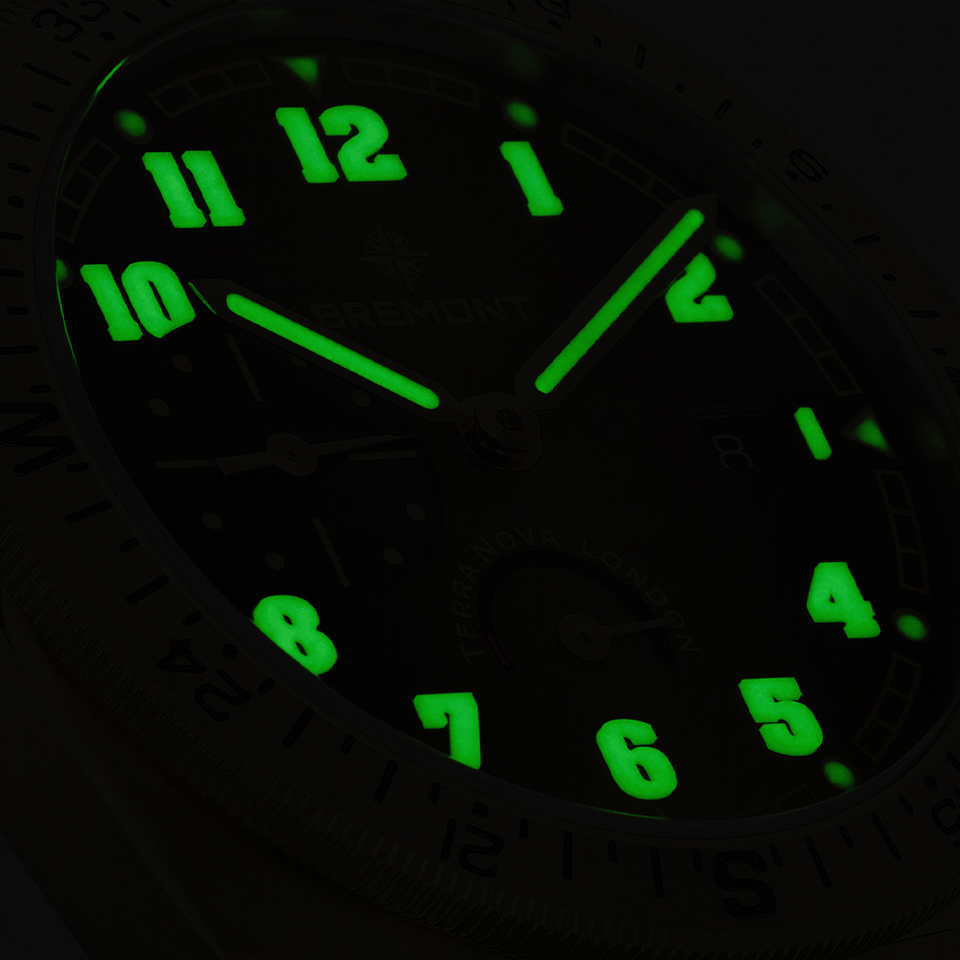 Bremont Limited Terra Nova Automatic Bronze Cupro-Aluminium 40.50mm Watch TN40-PWR-BZ-BR-B