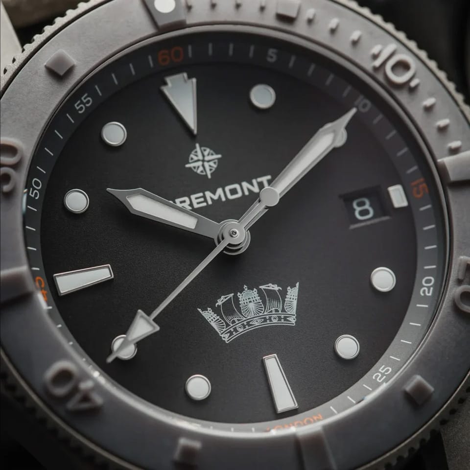 Bremont Supermarine Automatic 40mm Watch SM40-DT-GRSS-GR-HMAF