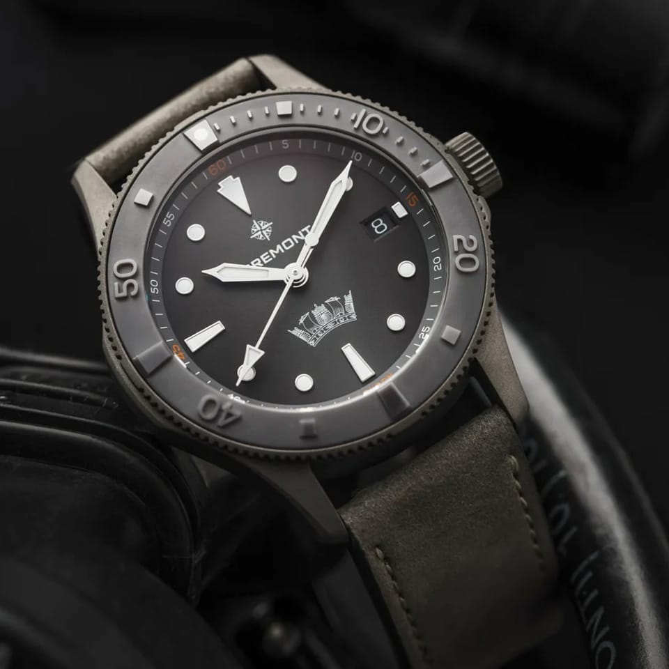 Bremont Supermarine Automatic 40mm Watch SM40-DT-GRSS-GR-HMAF