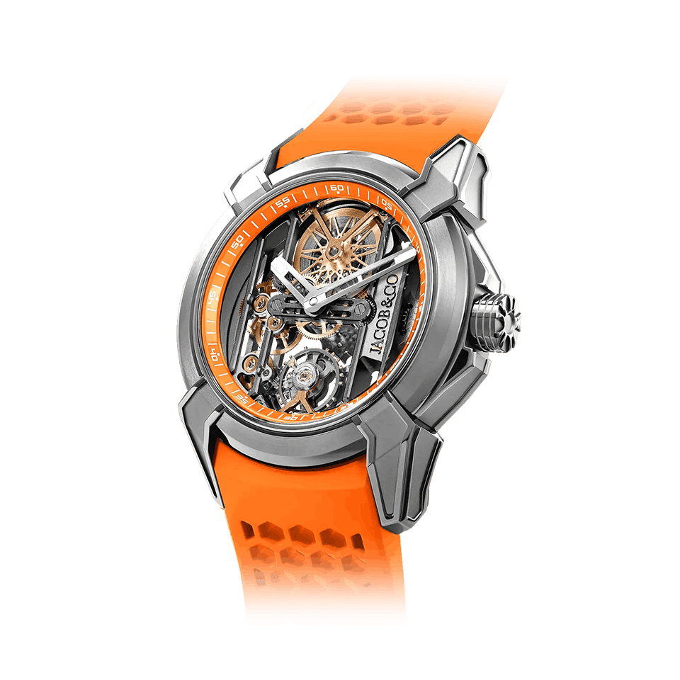 Jacob & Co. Epic x Skeleton V1 Orange 44mm