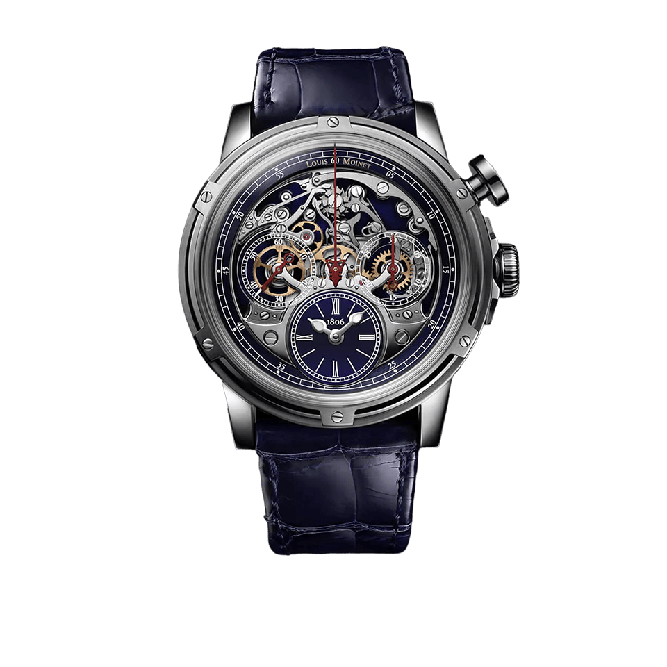 Hardy Brothers Jewellers | Louis Moinet Memoris Superlight Midnight Blue 46.00MM Watch