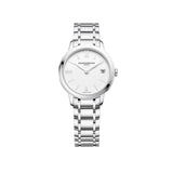 Baume & Mercier Classima Quartz 31mm Watch MOA10335 - white dial with date display at 3 O'clock
