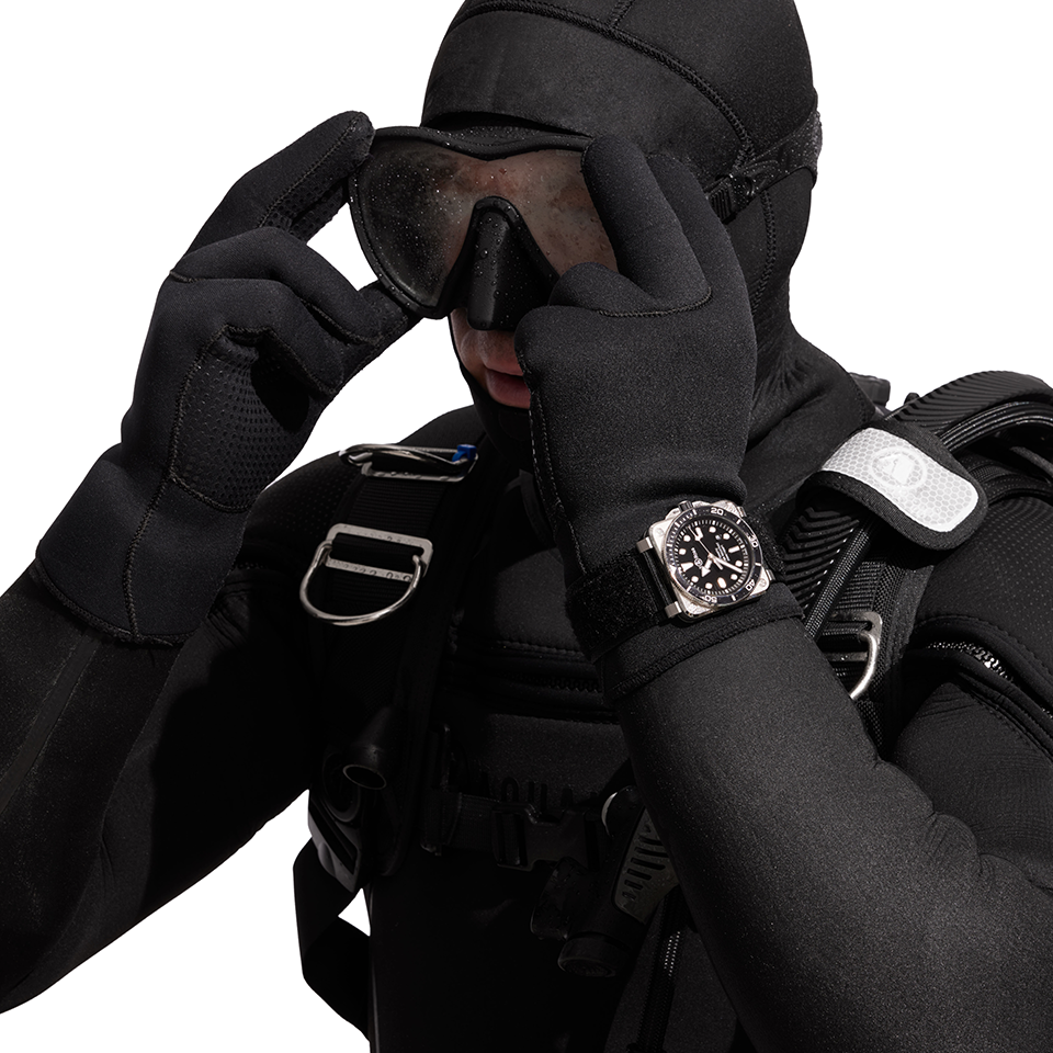 Bell & Ross BR-03 Automatic 42mm Watch BR03A-D-BL-ST/SRB