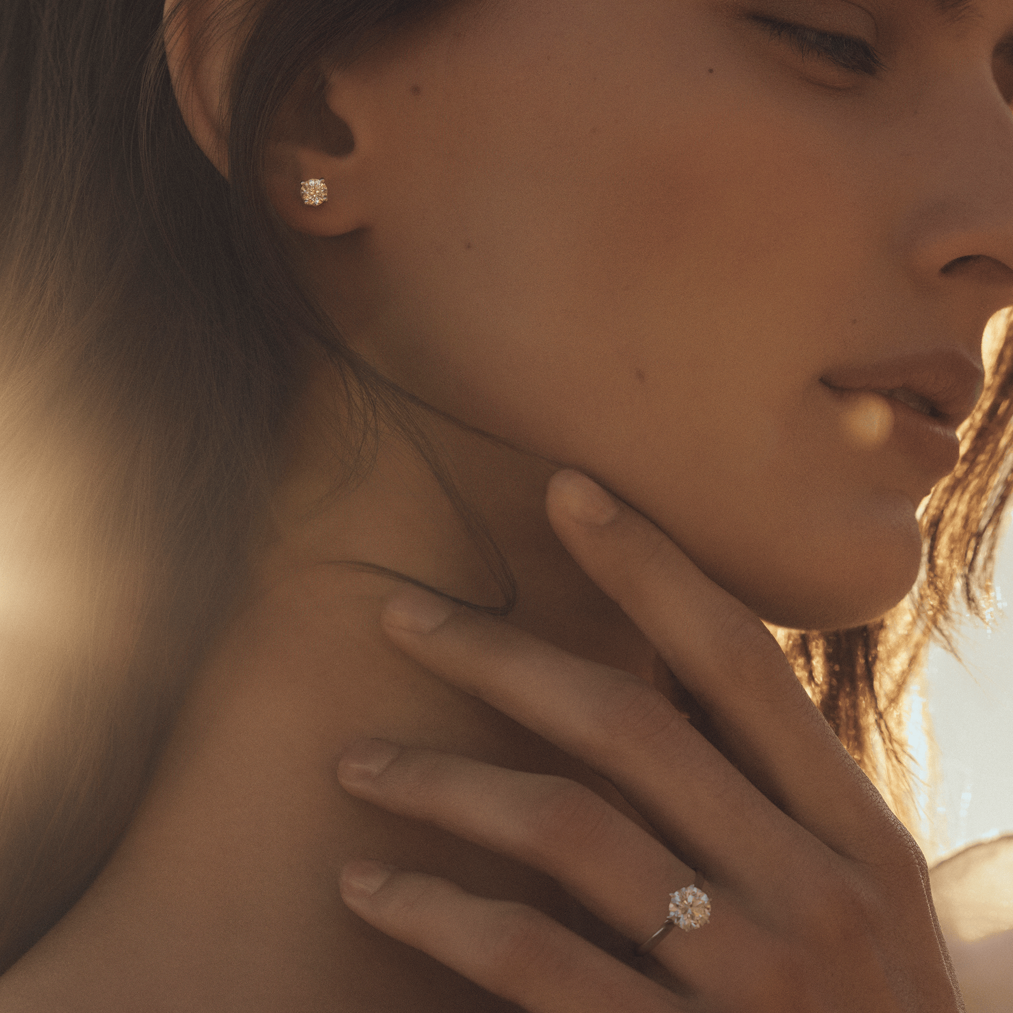 2.00 Carat Diamond Earrings in 18ct White Gold