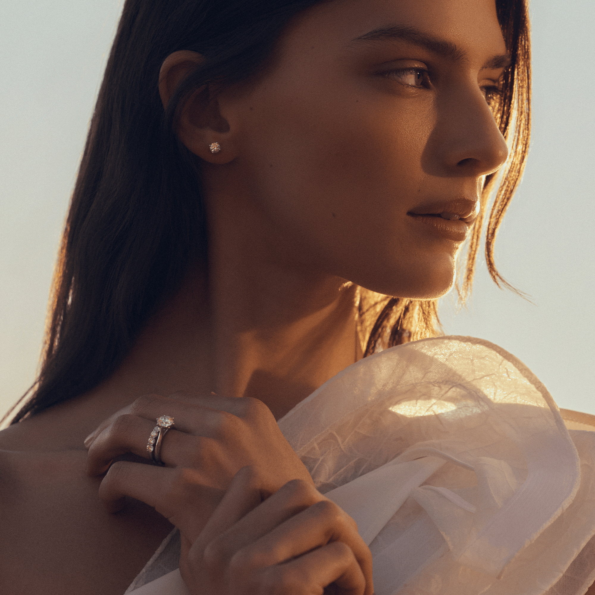 2.00 Carat Diamond Earrings in 18ct White Gold