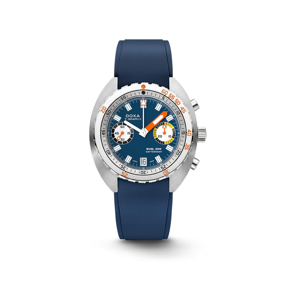 DOXA SUB 200 T-GRAPH II Automatic Chronograph 42mm Watch 806.10.201.32