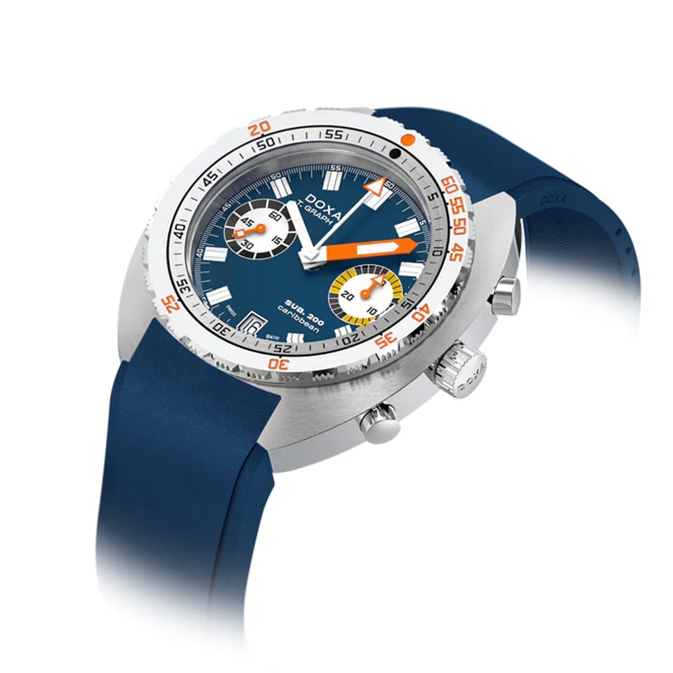 DOXA SUB 200 T-GRAPH II Automatic Chronograph 42mm Watch 806.10.201.32