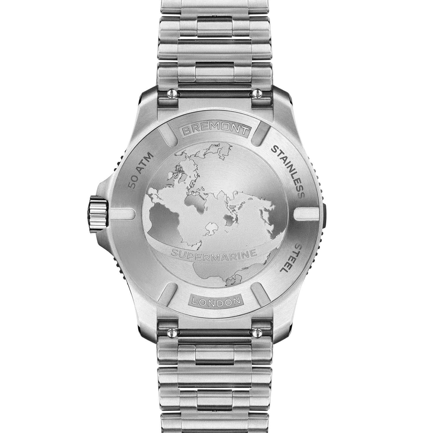 Bremont Supermarine Automatic Divers 43mm Watch SM43-DT-SS-BK-B