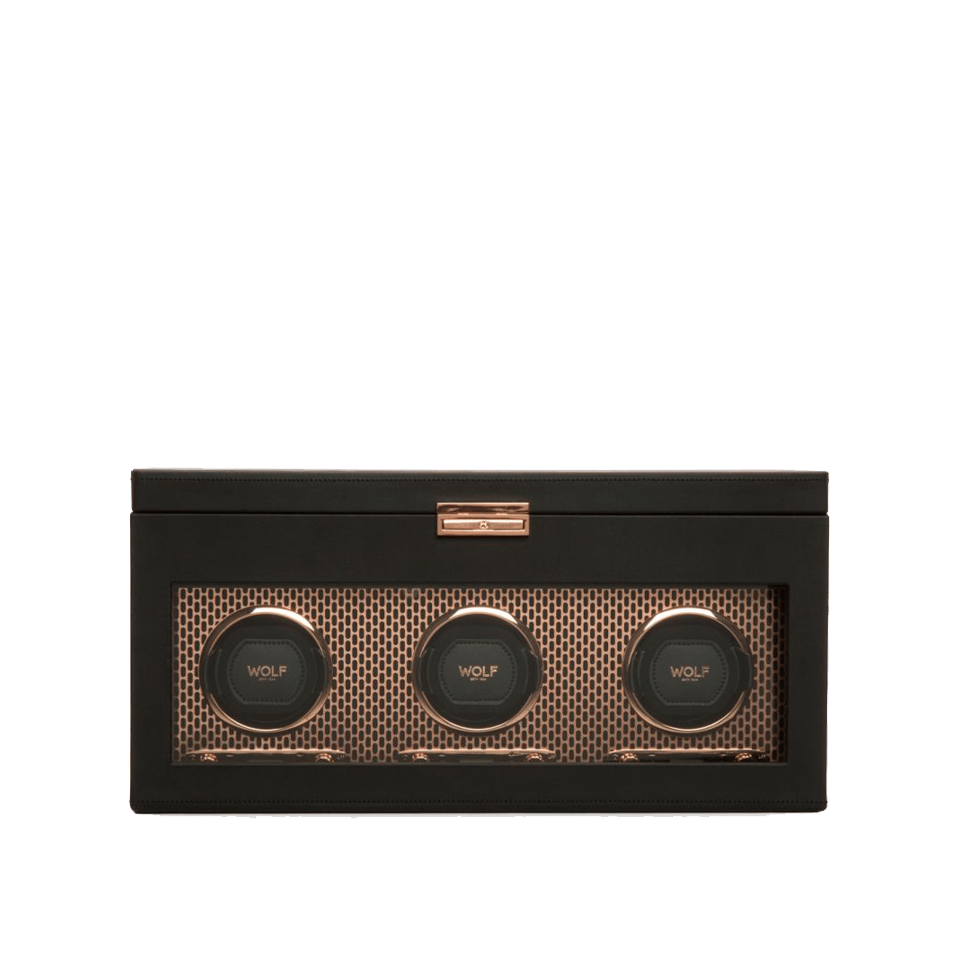 Wolf Axis Triple Winder with Storage Copper Plated