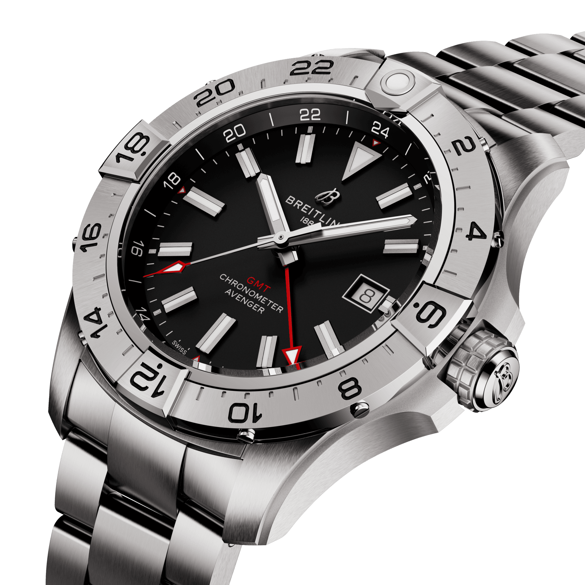 Breitling Avenger Automatic GMT 44mm Watch A32320101B1A1