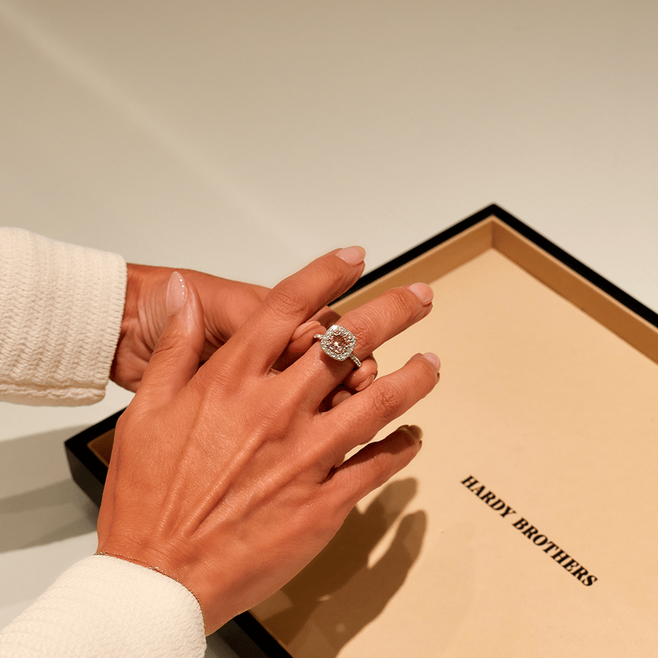 VAULT® Argyle Pink Diamond Ring in 18ct White and Rose Gold