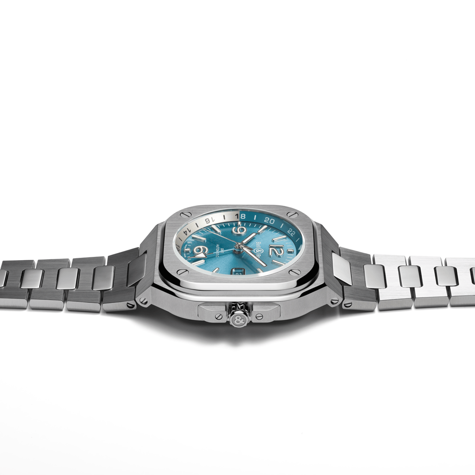 Bell & Ross BR 05 GMT Sky Blue | Hardy Brothers Jewellers
