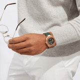 Bell & Ross BR 05 Green & Gold on Alligator Strap | Hardy Brothers Jewellers